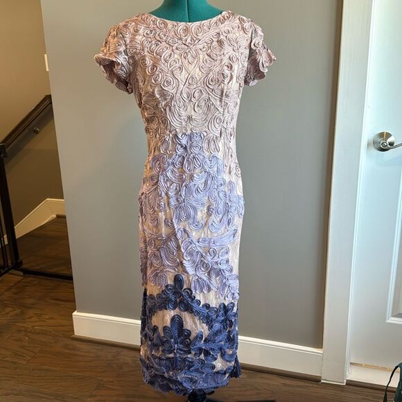 BHLDN ombré purple tea length dress - Picture 2 of 7